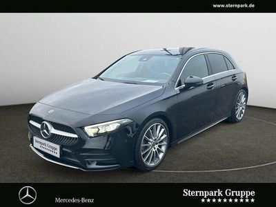 Gebraucht Mercedes A250 AMG line 224 PS (164 kW) 2021 Kosmosschwarz  lack Limousine