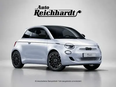 Neu Fiat 500e La Prima 86 kW (118 PS) 2026 Blau Cabrio