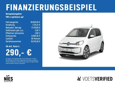 Gebraucht VW e-up! move up! 61 kW (83 PS) 2022 Kleinwagen