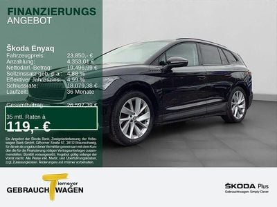 Schwarz Gebraucht 2022 Skoda Enyaq iV SUV | 23.850 € (Fairer Preis)