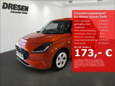 Neu Suzuki Swift Comfort 83 PS (61 kW) 2026 Flame orange pearl metallic Kleinwagen