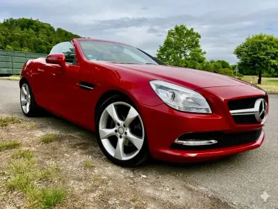 Brugt Mercedes SLK200 184 HK (135 kW) 2011 Rød Cabriolet
