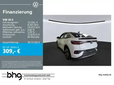 Gebraucht VW ID.5 Pro 127 kW (174 PS) 2023 Weiß SUV