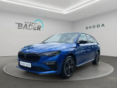 Gebraucht Skoda Scala Monte Carlo 150 PS (110 kW) 2024 Raceblau metallic Kleinwagen
