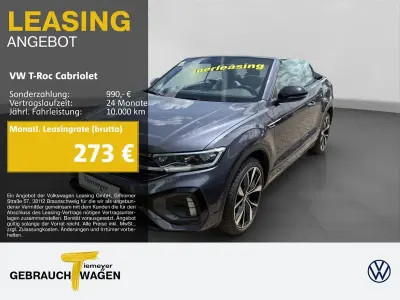 Gebraucht VW T-Roc Cabriolet R-line 150 PS (110 kW) 2025 Grau Cabrio