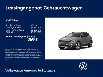 Gebraucht VW T-Roc Goal 150 PS (110 kW) 2025 Grau SUV