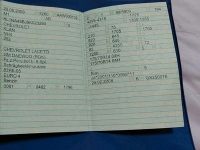 Gebraucht Chevrolet Lacetti 112 PS (82 kW) 2009 Blau Limousine