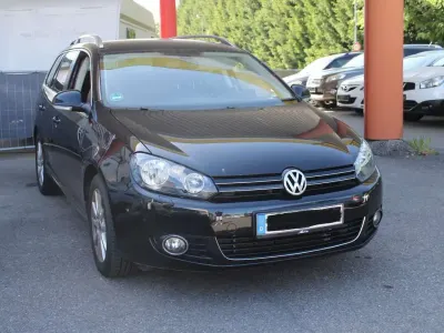 Gebraucht VW Golf VII Style 105 PS (77 kW) 2012 Schwarz Kombi