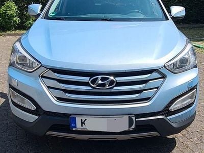Gebraucht Hyundai Santa Fe Style 197 PS (144 kW) 2014 Blau SUV