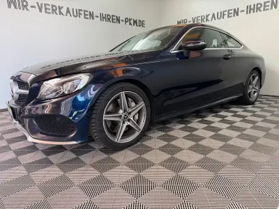 Gebraucht Mercedes C300 AMG line 245 PS (180 kW) 2018 Blau Coupé