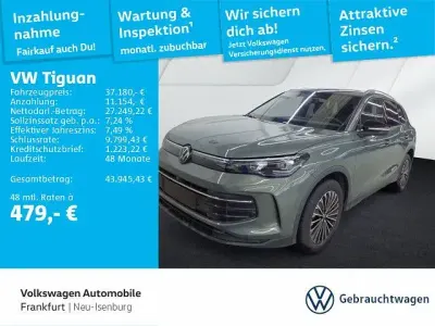 Second-hand VW Tiguan Goal 150 CP (110 kW) 2025 Verde SUV