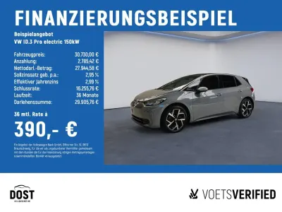 Gebraucht VW ID.3 Pro 150 kW (204 PS) 2024 Grau Kleinwagen
