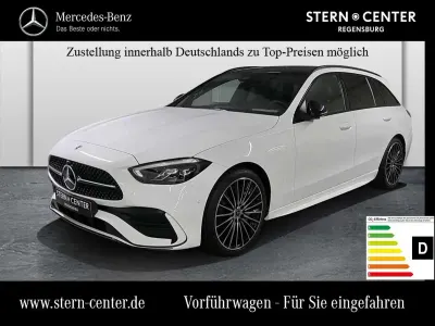 Brugt Mercedes C200 AMG 163 HK (119 kW) 2025 Hvid Stationcar