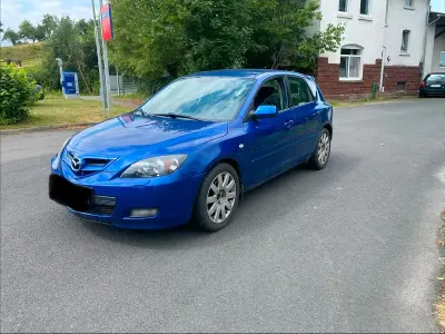 Gebraucht Mazda 3 108 PS (79 kW) 2008 Blau Kleinwagen