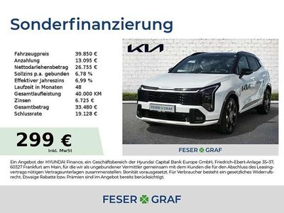 Neu Kia Sportage GT-Line 179 PS (131 kW) 2025 Lunarsilber/schwarz SUV
