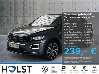 gebraucht VW T-Roc Cabriolet 1.5TSI DSG R-Line Navi Kamera 19