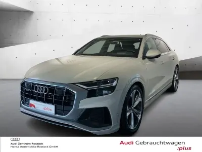 Gebraucht Audi Q8 S-Line 286 PS (210 kW) 2022 Vikunjabeige metallic SUV