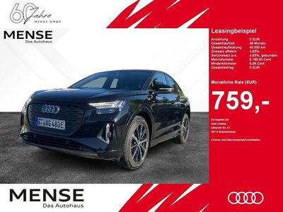 Mythosschwarz Gebraucht 2024 Audi Q4 Sportback e-tron S-Line SUV | 42.185 € (Teuer)