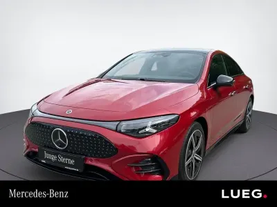 Używany Mercedes CLA 250+ Night 200 kW (272 KM) 2025 Czerwony Sedan/Limuzyna