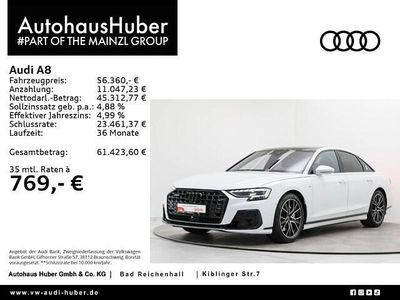 Gebraucht Audi A8 S-Line 340 PS (250 kW) 2022 Weiß Limousine