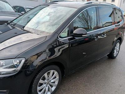 Gebraucht VW Sharan 150 PS (110 kW) 2018 Schwarz Van / Kleinbus