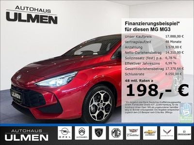 Rot Gebraucht 2024 MG MG3 Luxury Kleinwagen | 17.888 € (Fairer Preis)