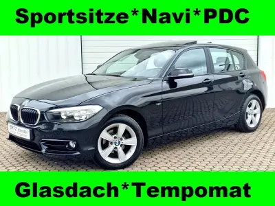 Gebraucht BMW 116 Sport Line 109 PS (80 kW) 2015 Schwarz metallic Kleinwagen