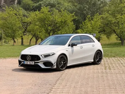 Gebraucht Mercedes A45 AMG AMG 421 PS (309 kW) 2022 Weiß Kleinwagen