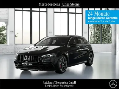 Gebraucht Mercedes A45 AMG Premium Plus 421 PS (309 kW) 2025 Lack kosmosschwarz Limousine