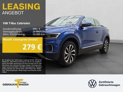 Gebraucht VW T-Roc Cabriolet Style 116 PS (85 kW) 2024 Blau Cabrio