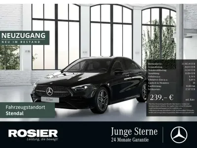 Gebraucht Mercedes A180 Advanced Plus 136 PS (100 kW) 2025 Schwarz / kosmosschwarz (metallic) Limousine