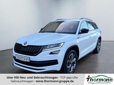 Moonweiss Gebraucht 2019 Skoda Kodiaq SportLine SUV | 22.669 € (Fairer Preis)