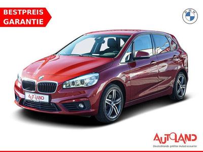 Gebraucht BMW 218 Active Tourer Sport Line 136 PS (100 kW) 2017 Rot Van / Kleinbus