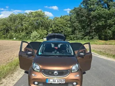 Gebraucht Smart ForFour Passion 71 PS (52 kW) 2015 Braun Kleinwagen