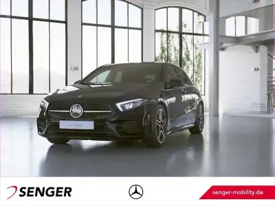Używany Mercedes A250 AMG 218 KM (160 kW) 2021 Czarny Sedan/Limuzyna