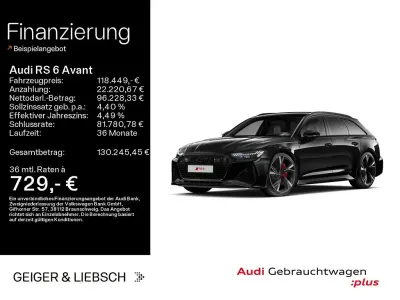 Gebraucht Audi RS6 Sport 600 PS (441 kW) 2025 Mythosschwarz metallic Kombi