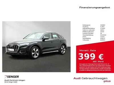 Brugt Audi Q5 Sportback Advanced 299 HK (219 kW) 2021 Sort SUV