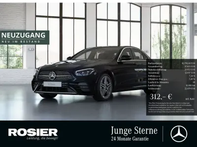 Brugt Mercedes E300 AMG line 306 HK (225 kW) 2022 Sort Sedan