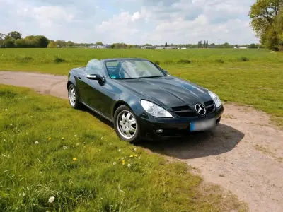 Gebraucht Mercedes SLK200 163 PS (119 kW) 2005 Schwarz Cabrio