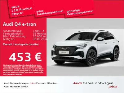 Gebraucht Audi Q4 e-tron Advanced 210 kW (286 PS) 2025 Gletscherweiß metallic SUV