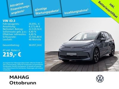 Gebraucht VW ID.3 Pro 150 kW (204 PS) 2023 Grau Kleinwagen