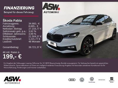 Moonweiß perleffekt Neu 2025 Skoda Fabia Kleinwagen | 34.660 €