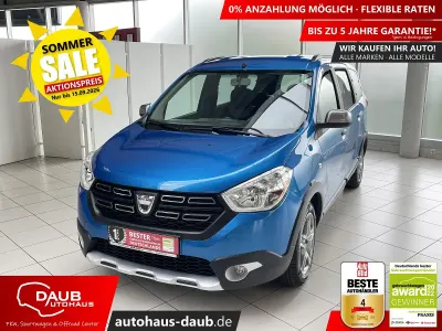 Gebraucht Dacia Lodgy Stepway 131 PS (96 kW) 2019 Blau sky Van / Kleinbus