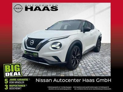 Gebraucht Nissan Juke 114 PS (83 kW) 2021 Pearl white/black m (metallic) SUV
