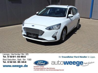 Weiss (metallic) Gebraucht 2018 Ford Focus Cool & Connect Kombi | 11.790 € (Etwas zu teuer)