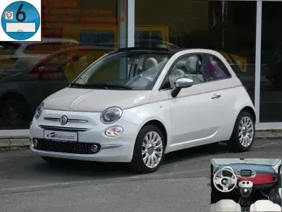Usata Fiat 500C Anniversary 105 CV (77 kW) 2018 Bianco Cabrio