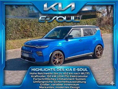 Używany Kia Soul EV Spirit 150 kW (204 KM) 2021 Niebieski SUV