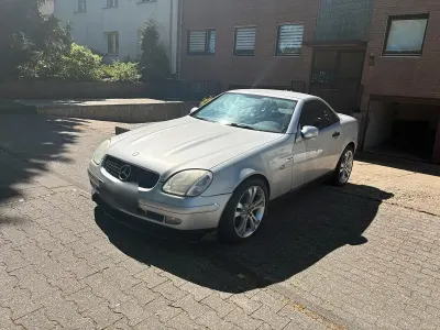 Gebraucht Mercedes SLK200 136 PS (100 kW) 1998 Silber Cabrio