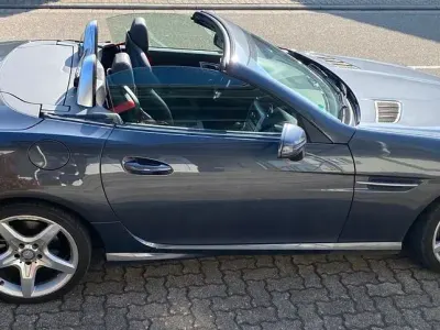 Usata Mercedes SLK200 AMG line 184 CV (135 kW) 2013 Grigio Cabrio