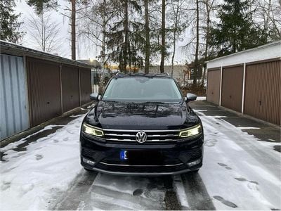 Schwarz Gebraucht 2020 VW Tiguan Allspace Highline SUV | 24.000 € (Guter Preis)